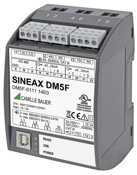 SINEAX DM5: La siguiente generación de conversores  Tecnología universal para alta intensidad con la máxima precisión